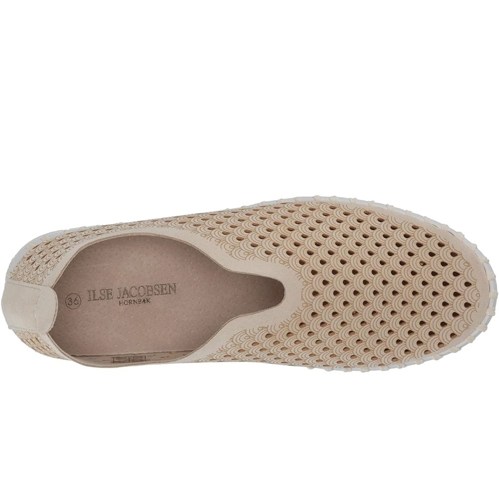ILSE JACOBSEN HORNBAEK Women's Tulip 139 Flat | Slip-On | Color:Kit. SZ 8